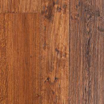 Rovere piallato Anticato morciato color noce scuro